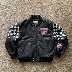 Jeff Hamilton Nascar 50th Anniversary Leather Jacket (Large)
